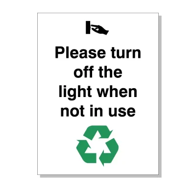 Energy Saving Signs Archives - Custom Signage Direct